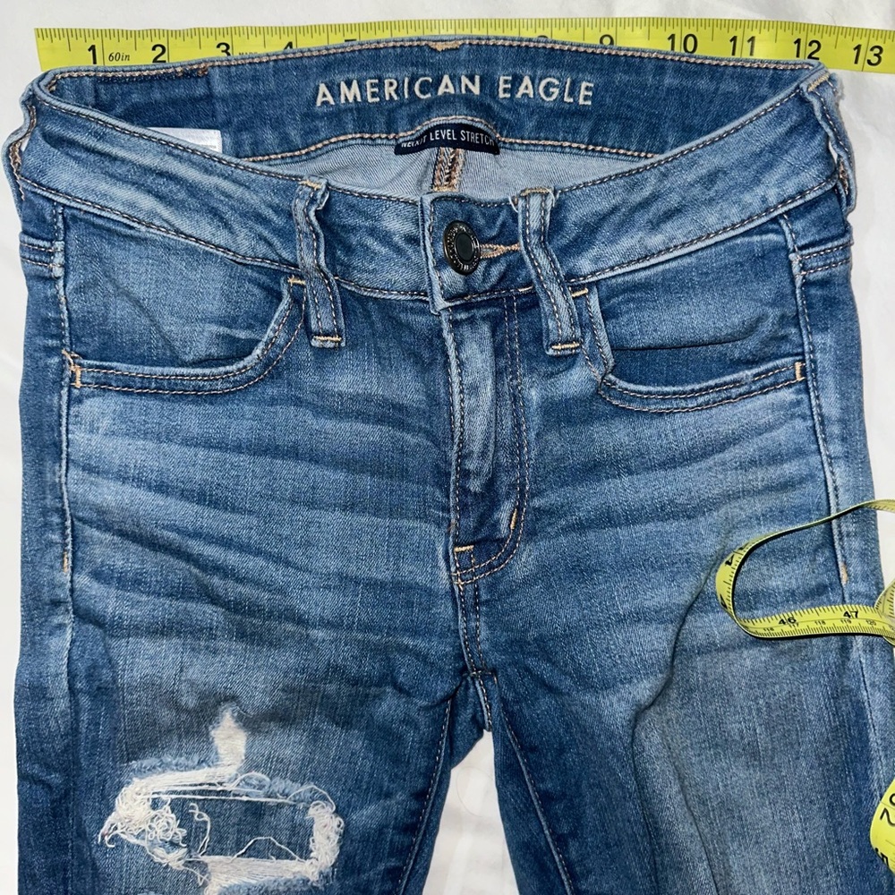 AE Distressed Jeggings - SHORT Length